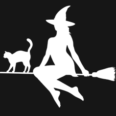 cat and witch